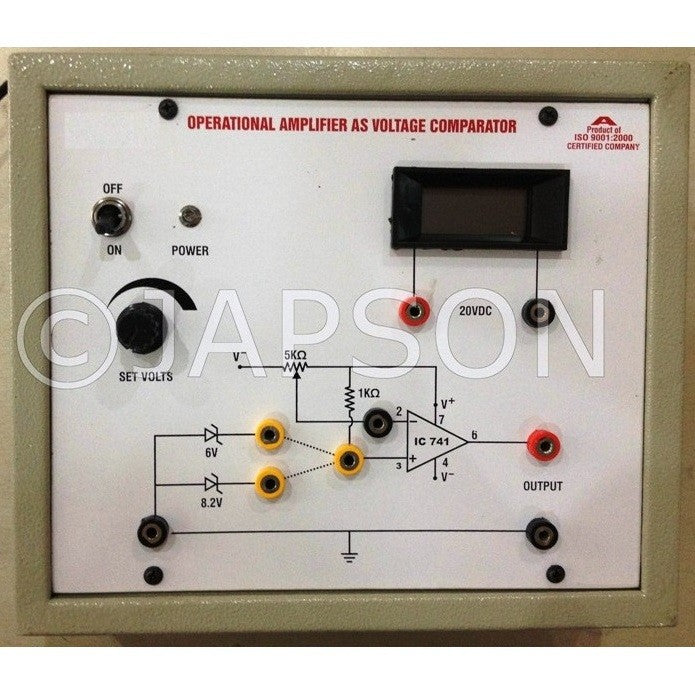 Operational Amplifier as Voltage Comparator Experiment Apparatus Operational Amplifier as Voltage Comparator Experiment Apparatus